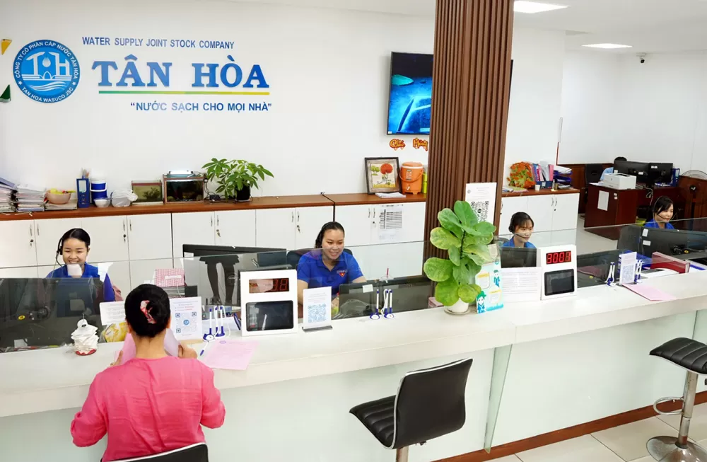 CÔNG TY CỔ PHẦN CẤP NƯỚC TÂN HÒA